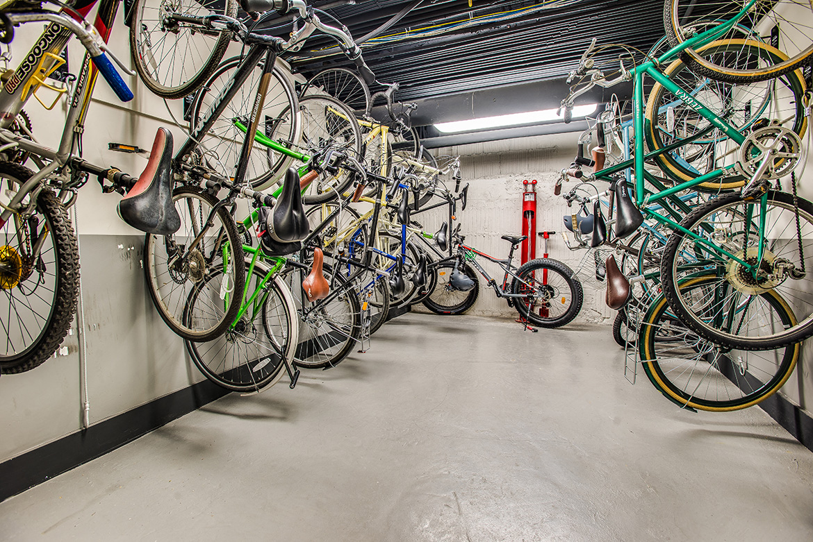 Bike room at Paramount, Washington, DC, 20011