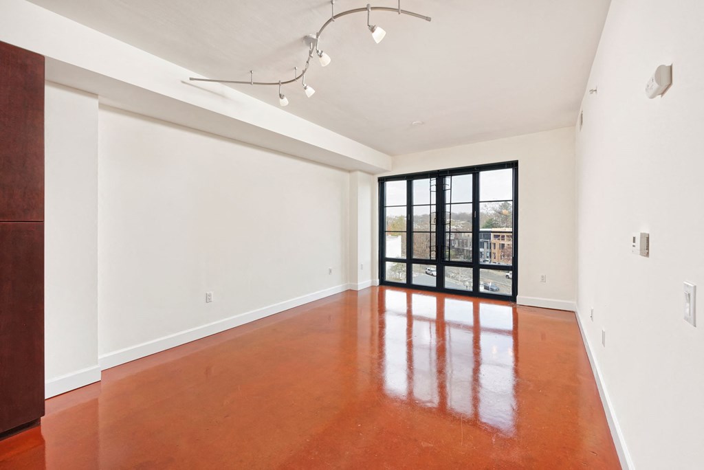 Two-bedroom living and dining at Park Place at Petworth, Washington