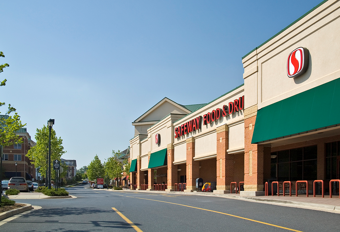 Safeway grocery store at The Residences at King Farm Apartments, Rockville, MD