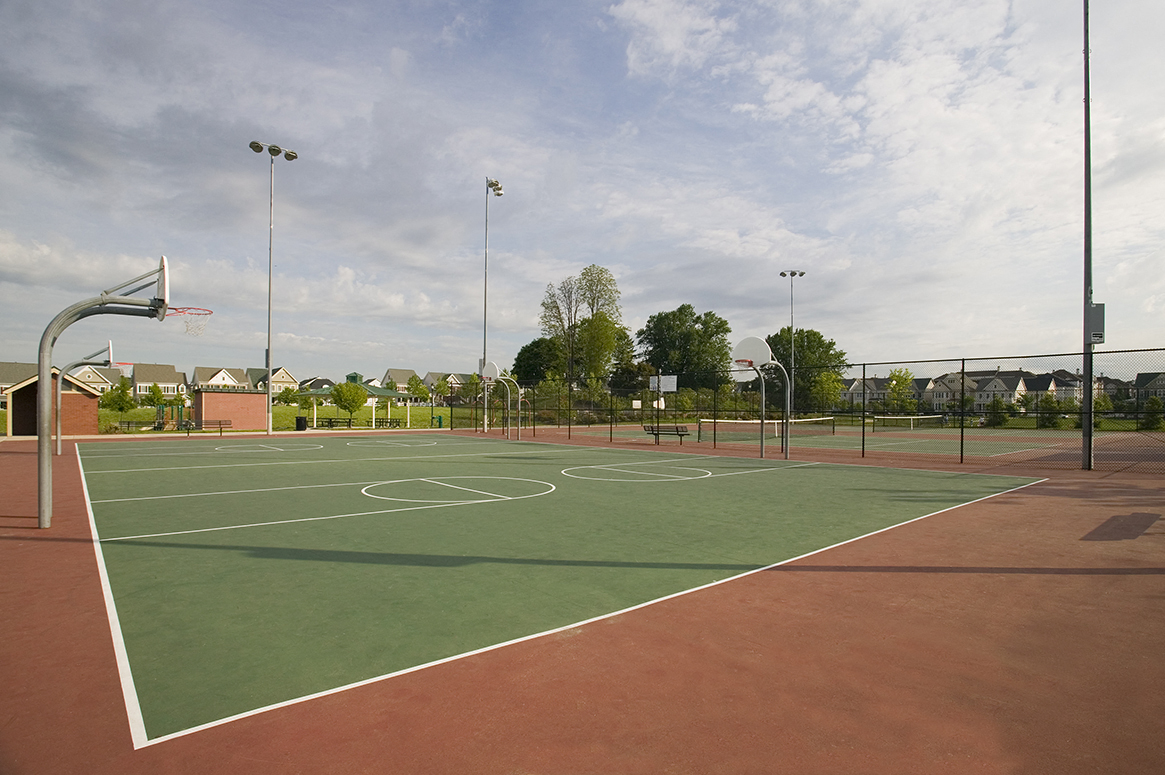 Sport court at The Residences at King Farm Apartments, Rockville