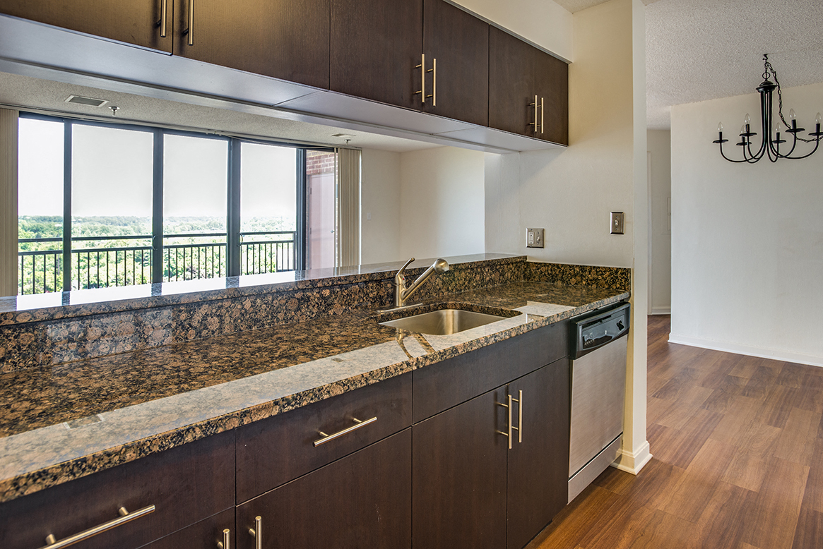Granite Counter Tops In Kitchen at Residences at Rio, Maryland