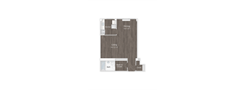 0 Bedroom 1 Bath Floor Plan at 1500 Arlington, Virginia, 22209