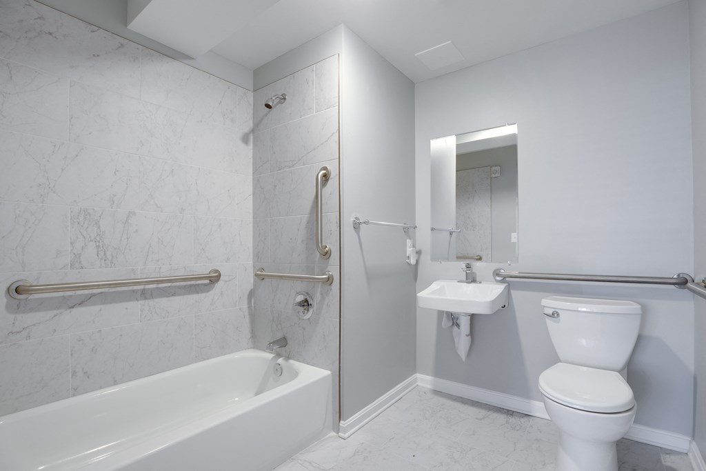 bathroom at 1500 Arlington, Arlington, Virginia