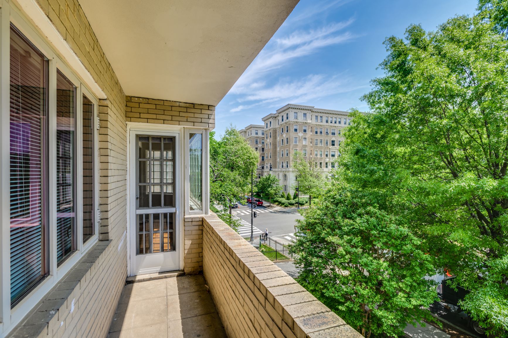 Balcony view at 2100 Connecticut, Washington, Washington
