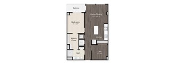 One Bedroom with Den at Valo Apartments