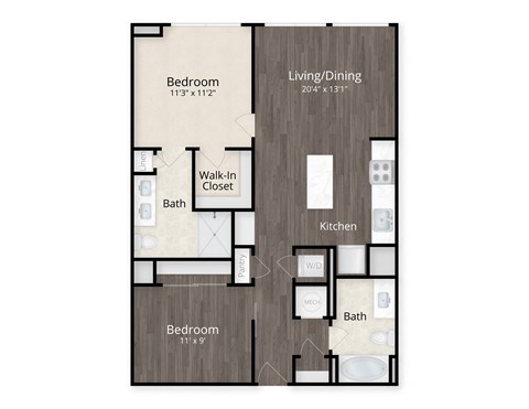 Jr. Two Bedroom at Valo Apartments, Washington, DC