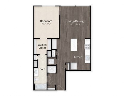 One Bedroom at Valo Apartments, Washington, DC 20024