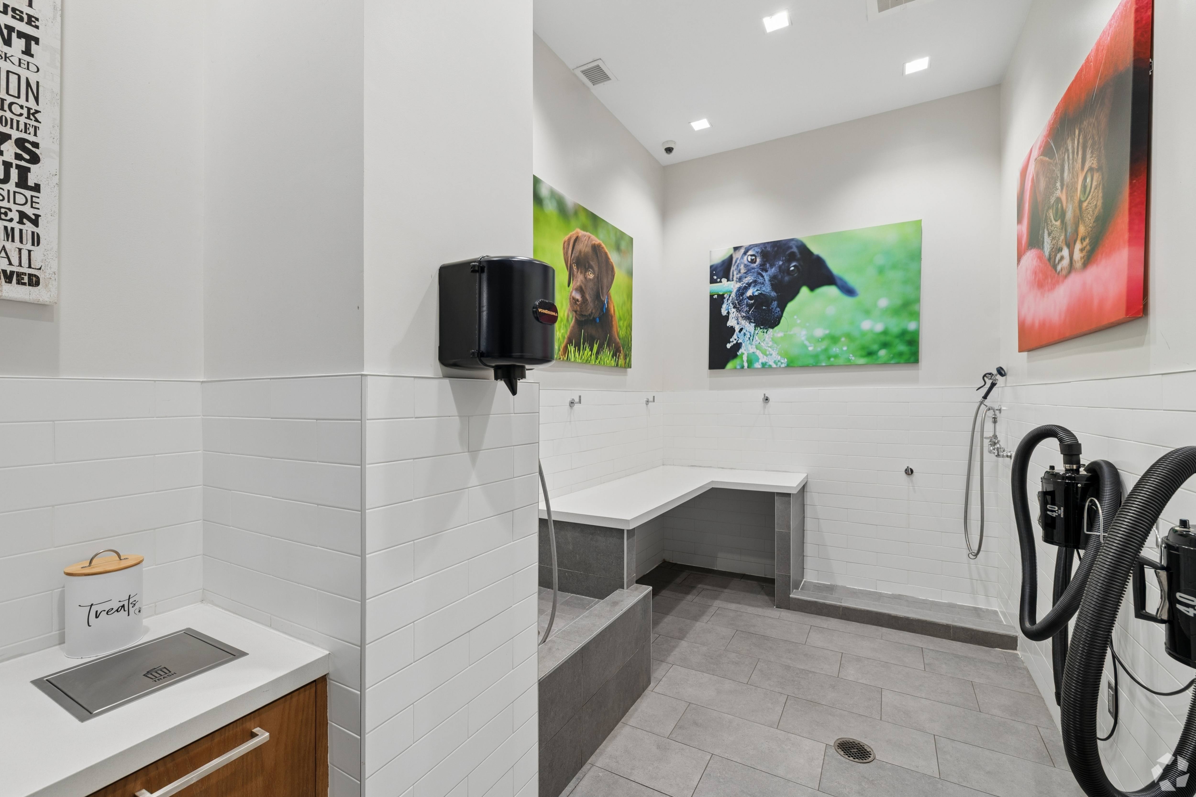 Pet washing station at Valo Apartments at 222 M Street, SW, Washington, DC