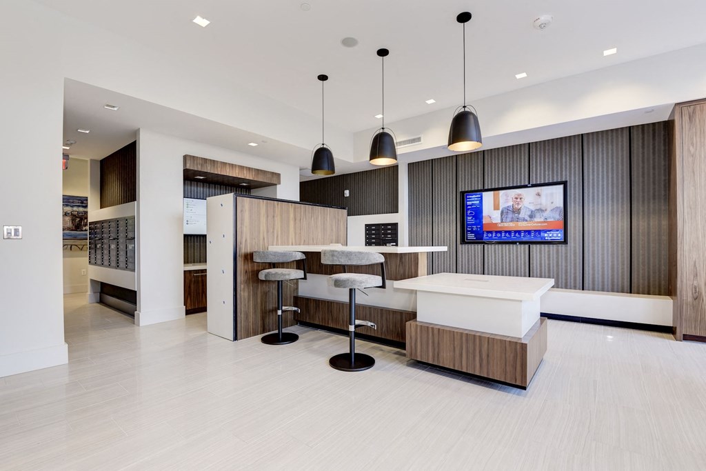 Mail area at Valo Apartments, Washington DC 20024