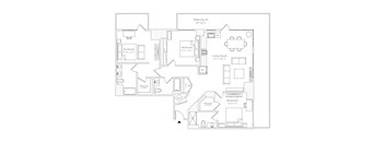 the floor plan of the residence