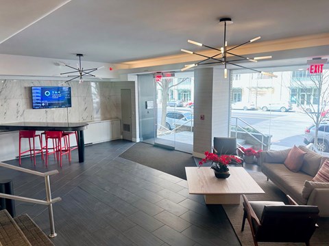 Lobby at 2400 Pennsylvania Avenue Apartments, Washington, DC,20037