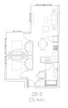 2B-3 Floor Plan 2B-3 Floor Plan at The Rushmore, Washington