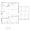2b-a1 Floor Plan 2b-a1 Floor Plan at The Rushmore, Washington, 20003