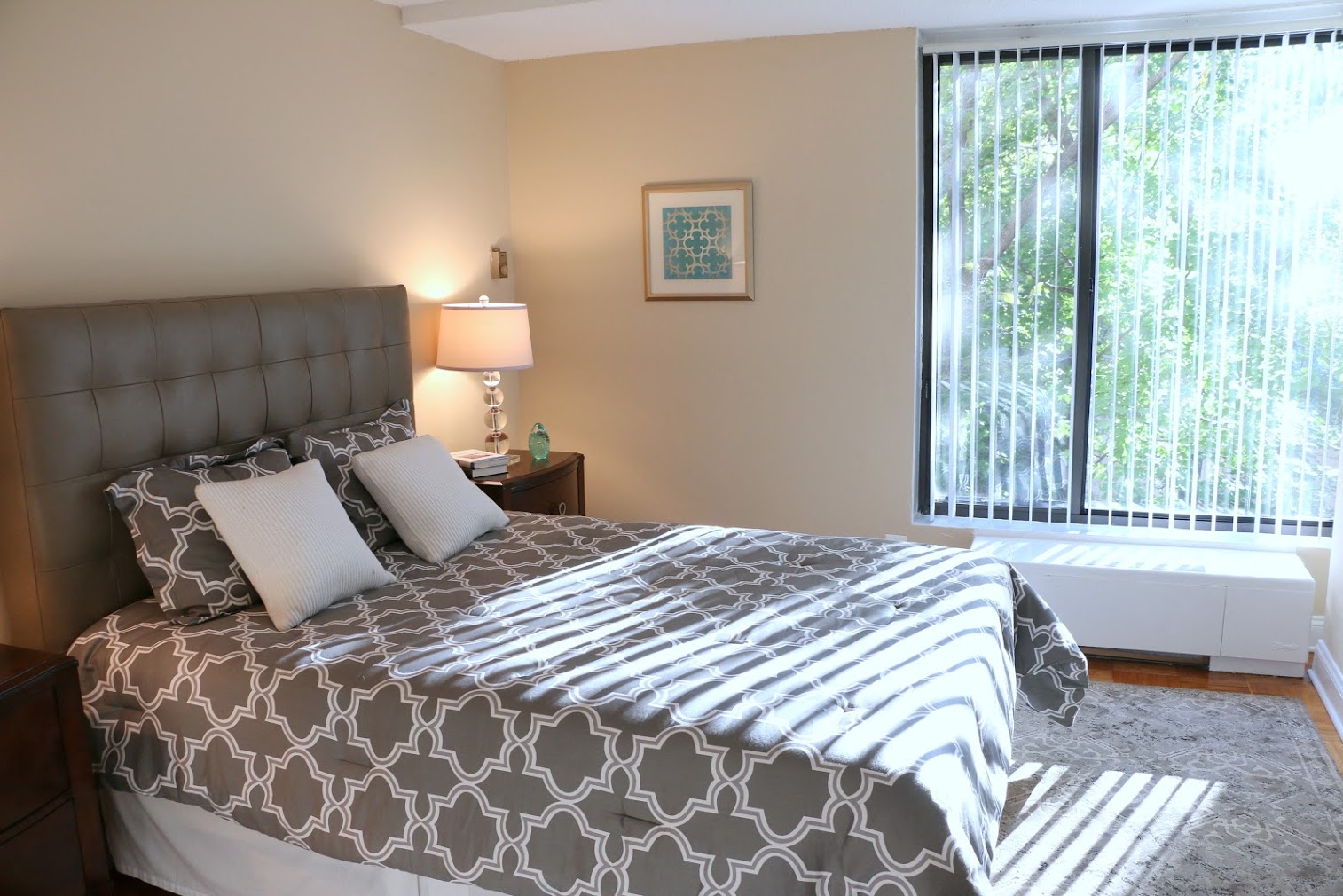 Private Master Bedroom at Calvert House Apartments, Washington, DC