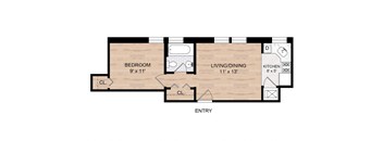 the5311 Brentwood 1 bedroom 1 bathroom