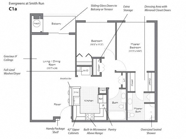 Evergreens At Smith Run