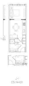J-1 Floor Plan J-1 Floor Plan at The Rushmore, Washington, DC