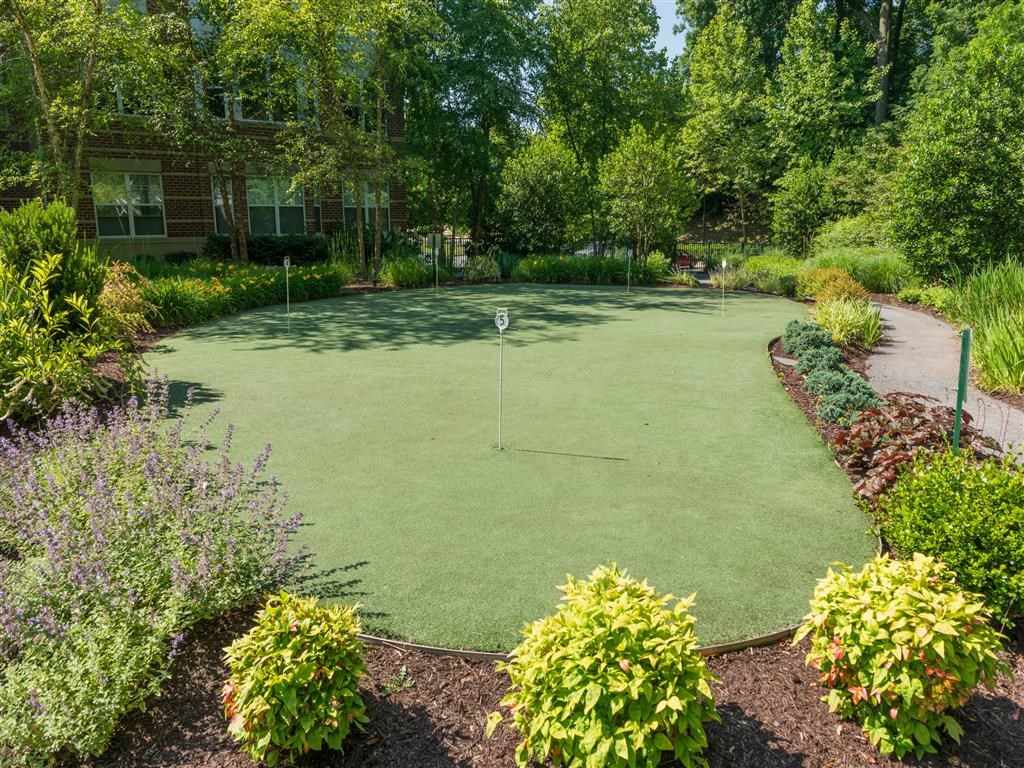 Courtyards with Grilling Areas and Outdoor Living Spaces at Evergreens at Columbia Town Center, Columbia, MD