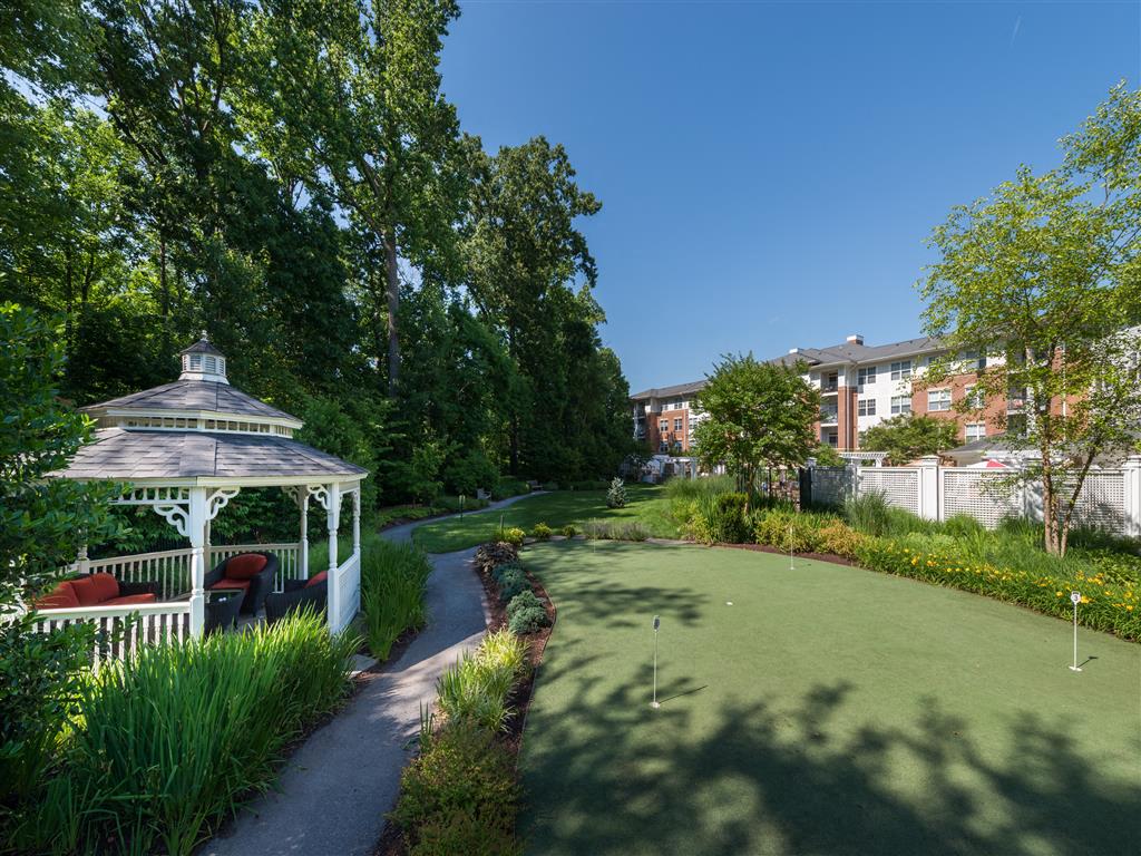 Beautifully Landscaped Gardens at Evergreens at Columbia Town Center, Columbia, 21044