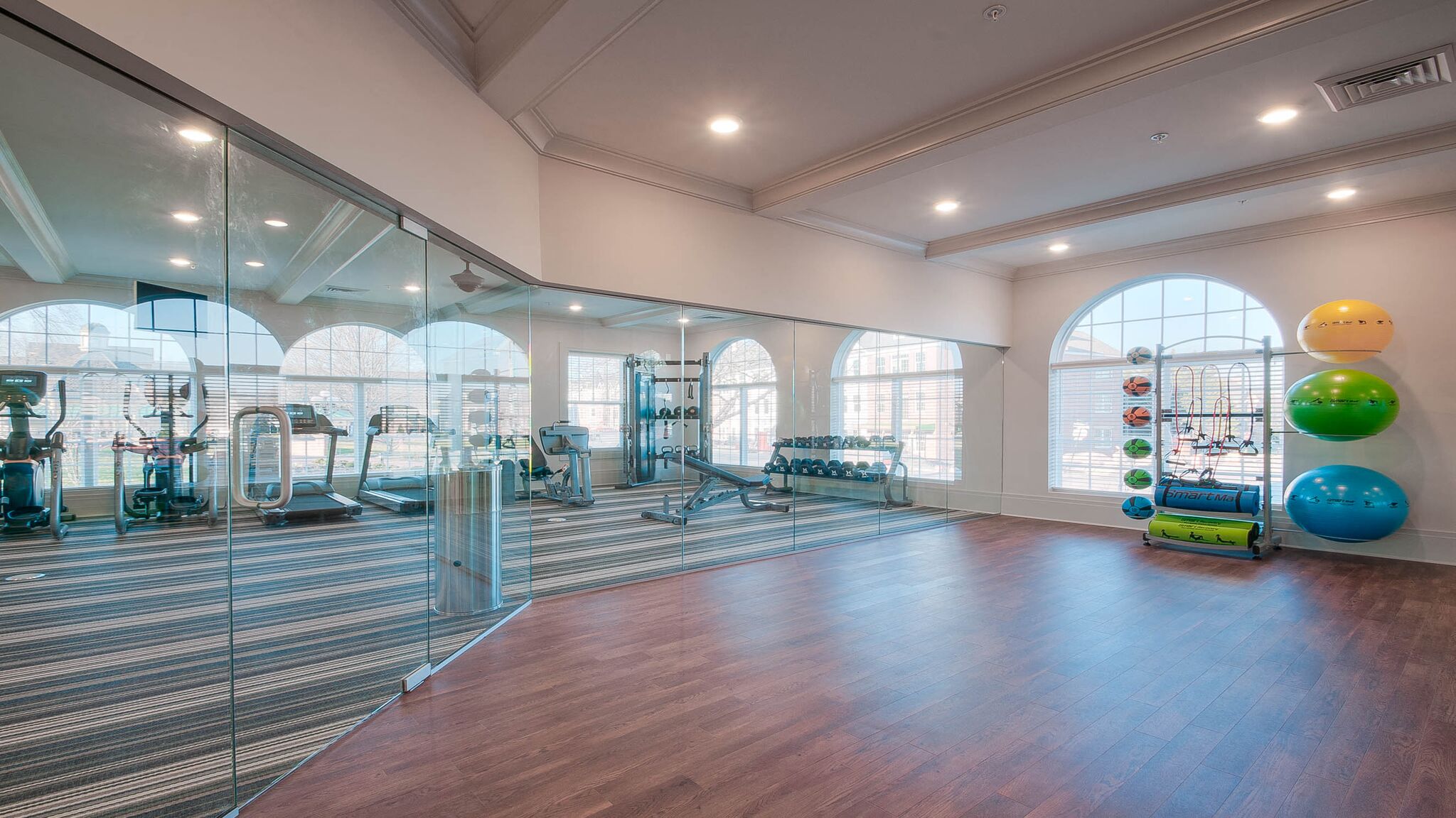 Two State-Of-The-Art Fitness Facility With Yoga And Strength Training at Village Center Apartments At Wormans Mill*, Frederick, MD, 21701