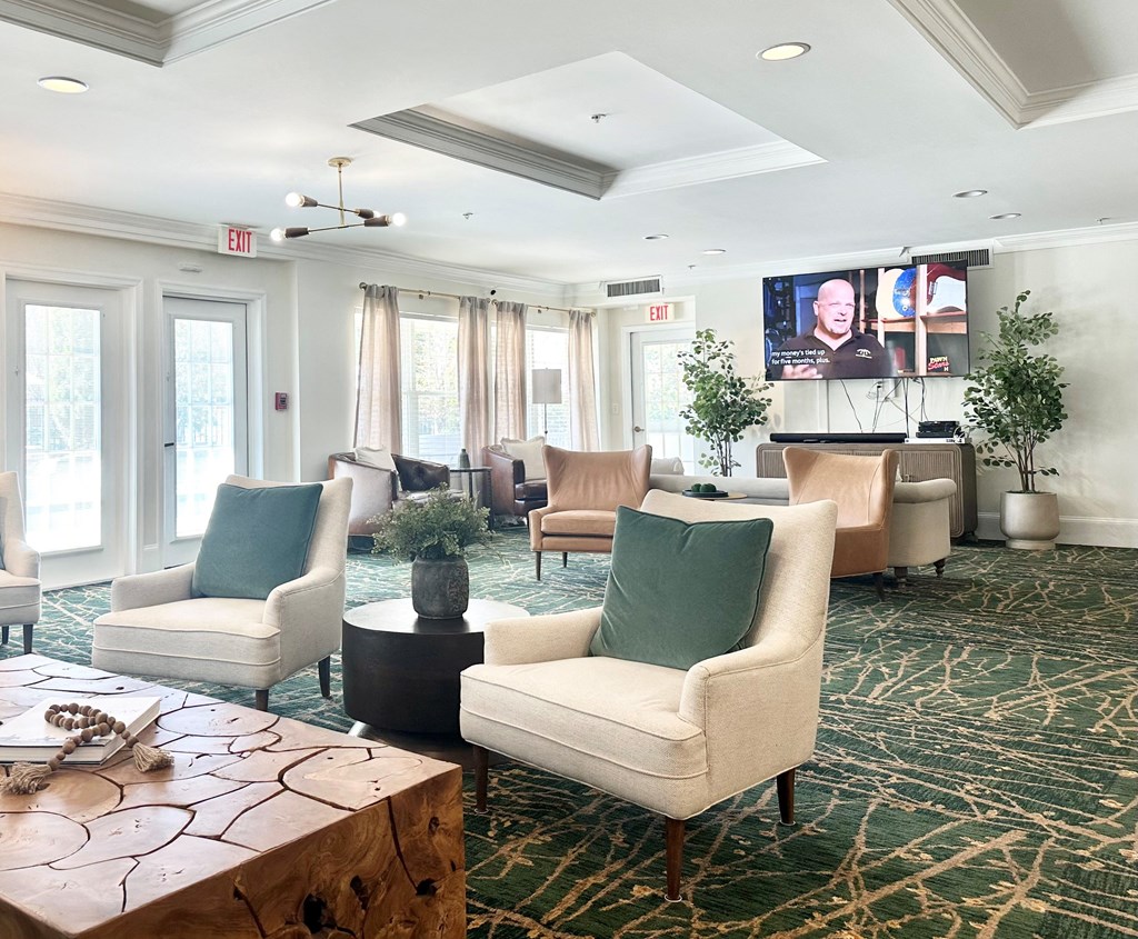 Clubhouse Community Room at Evergreens at Smith Run, Fredericksburg, VA