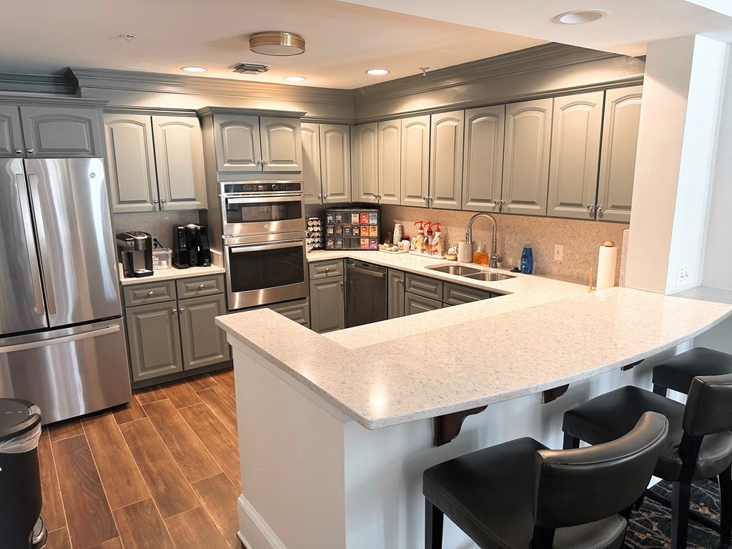 Clubhouse Kitchen at Evergreens at Smith Run, Fredericksburg, VA, 22401
