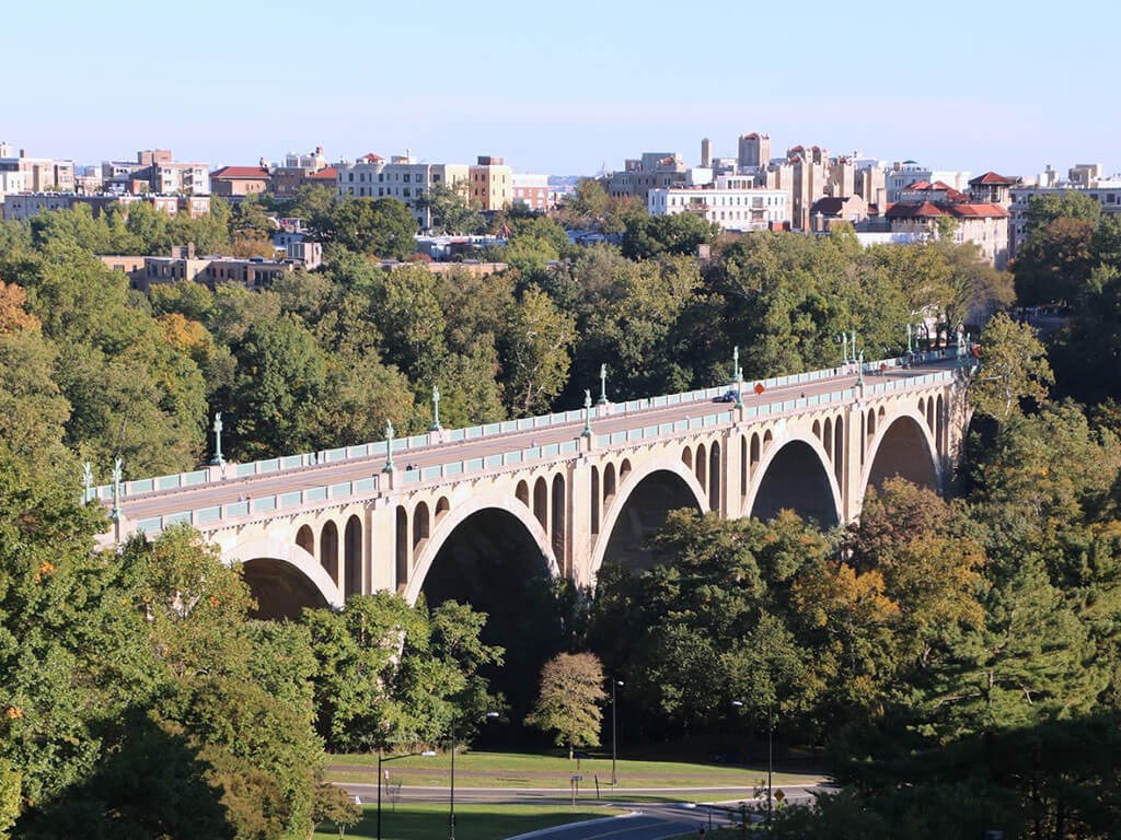 Beautiful Views from the rooftop at Calvert House Apartments, Washington, DC