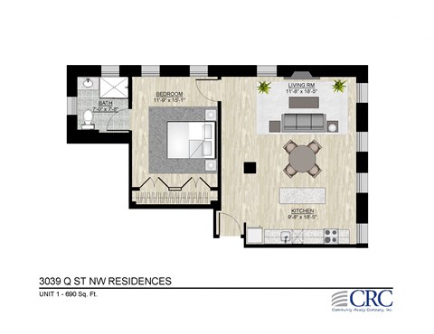 3039 Q Street NW 1-2 Beds Apartment for Rent - Photo Gallery 9