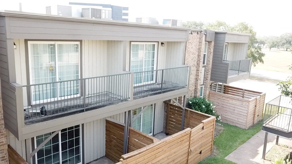 View from second floor balcony