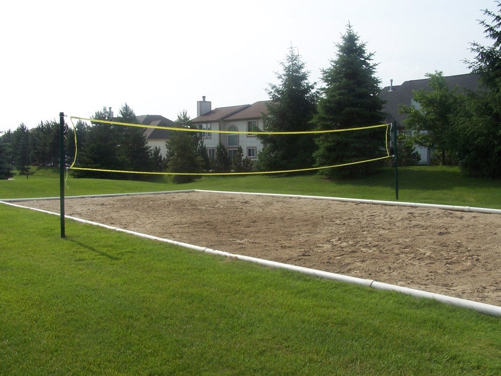sand volleyball court