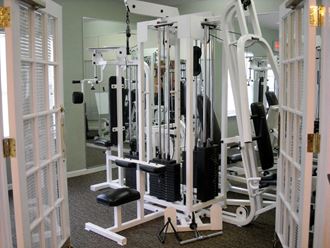 a view of the exercise equipment in the fitness center - Photo Gallery