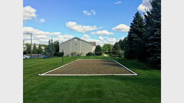 sand volleyball court