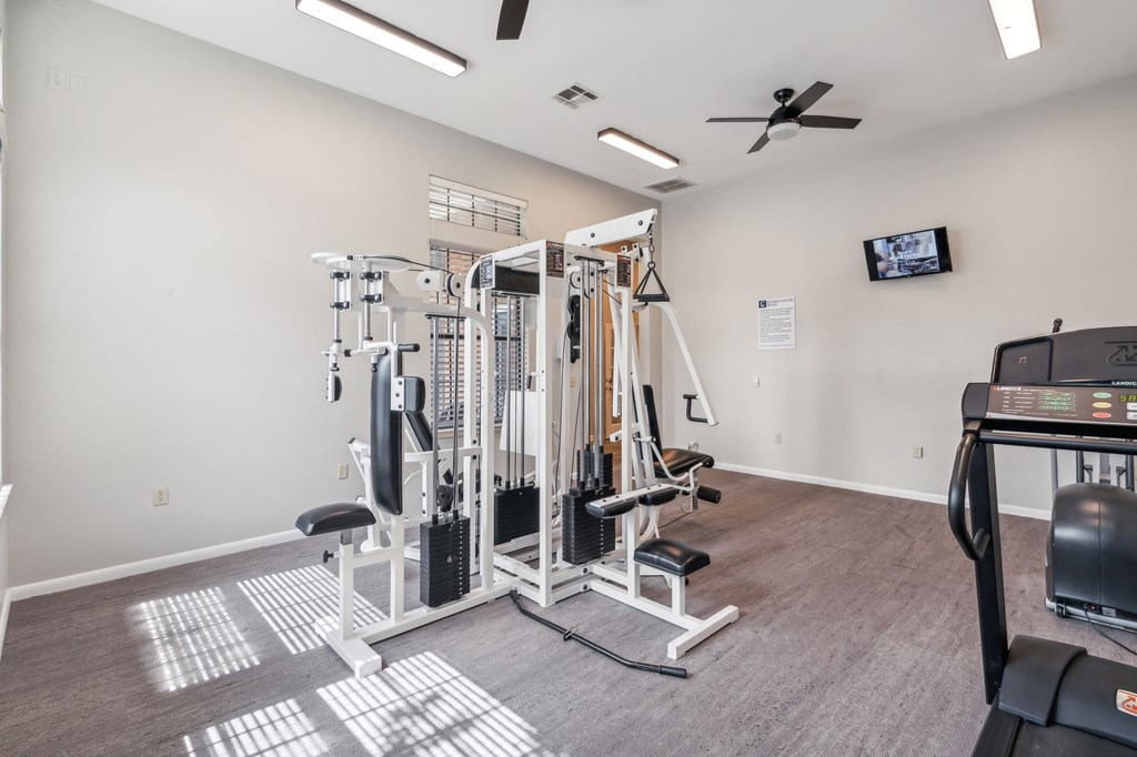 the gym at the preserve at green valley apartments co