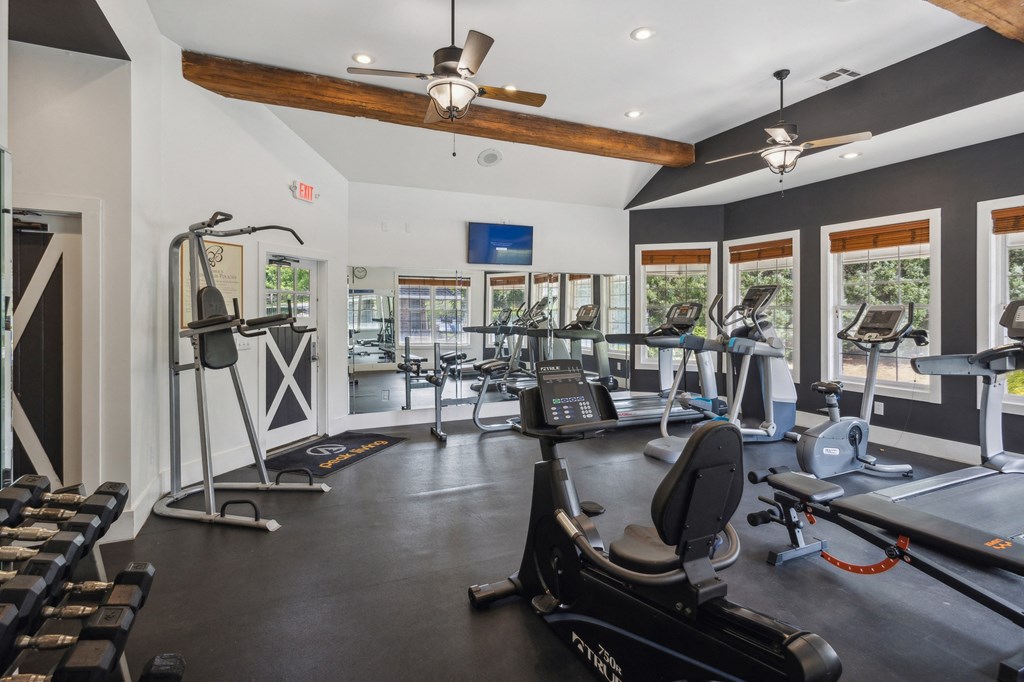 Gym at Province of Briarcliff Apartments, Kansas City, MO