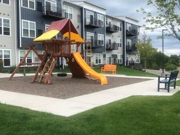 Children’s Play Area with Large Playground Equipment
