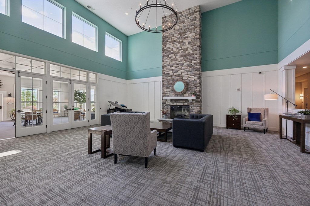 Clubhouse Lounge at The Hendrickson, Falcon Heights, MN