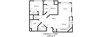 2 Bed | 2 Bath