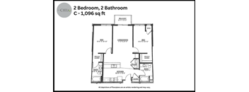 the floor plan of 2 bedroom 2 bathroom c 1 999 sq ft