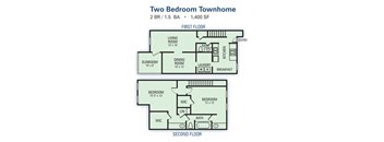 Two Bedroom/One and a Half B  at Linden Ridge, Stone Mountain, Georgiaathroom