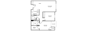 2 Bedroom | 1.5 Bath