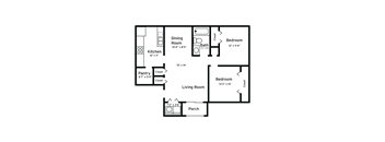 Two Bedroom One Bathroom