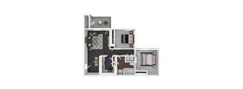 A floor plan 2x1 at Vista Linda, Santa Fe
