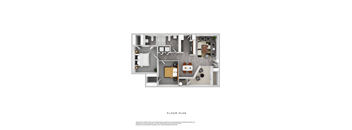 a 1 bedroom floor plan  1190