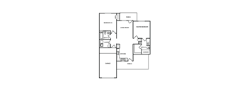 2x2 Bedroom Floor Plan