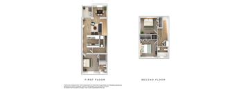a floor plan of a bedroom apartment