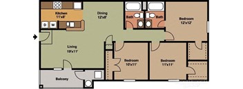 Three Bedroom