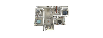 Floor Plan C - Three Bedroom