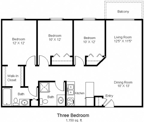 a floor plan of a house with a bedroom and a living room