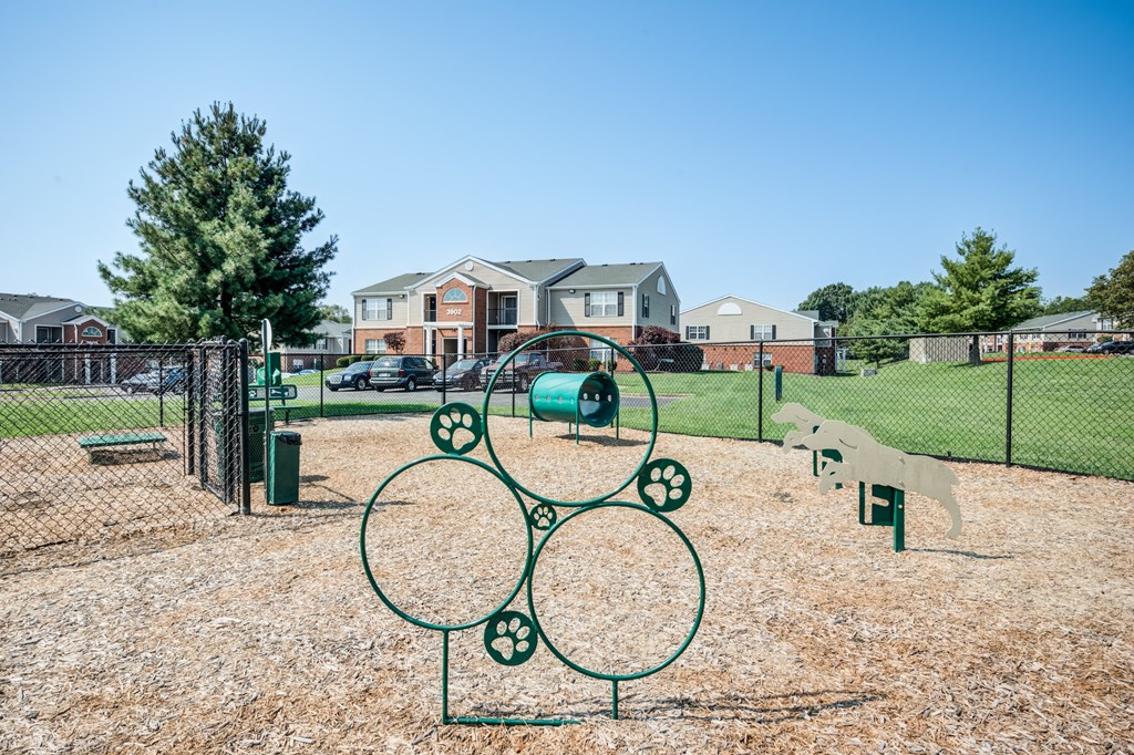 the preserve at ballantyne commons park with playground equipment and houses