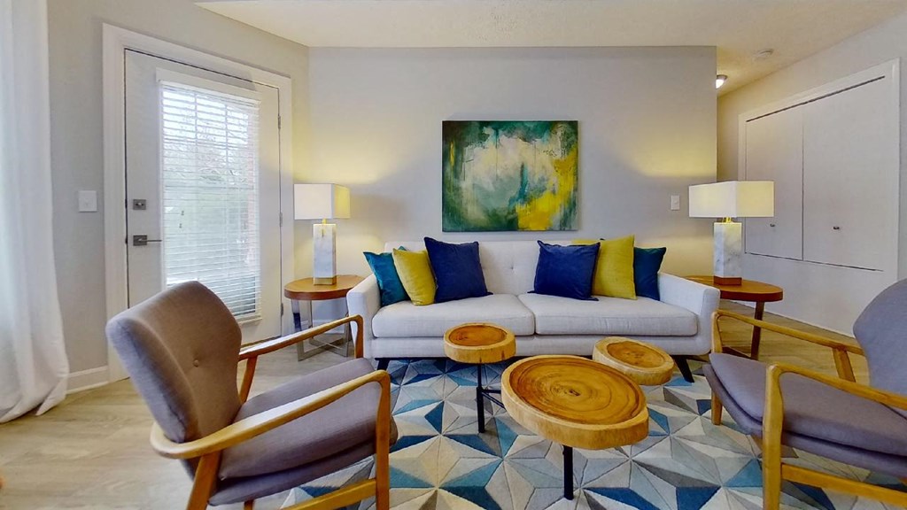 Living Room with couch and chairs